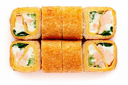 Жареная тортилья с копченой курицей