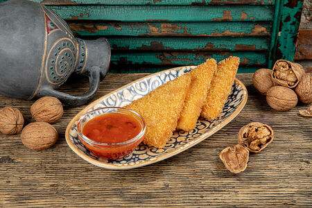 Жареный сулугуни