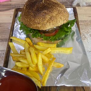 Куриный бургер