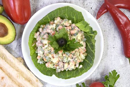 Салат Оливье