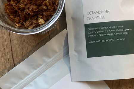 Гранола в упаковке