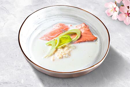 Суп Сливочный с лососем