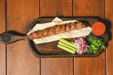 Кебаб из свинины и говядины