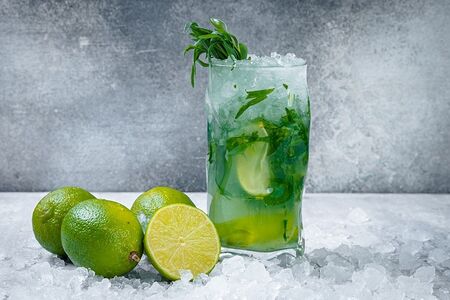 Домашний лимонад Тархун-лайм