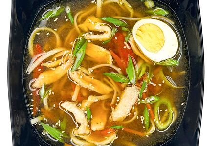 Рамен с курицей