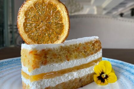 Морковно-апельсиновый торт