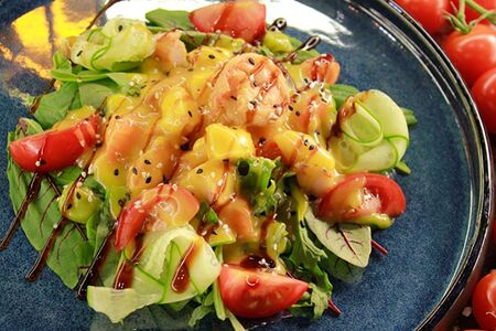 Салат Лосось-манго