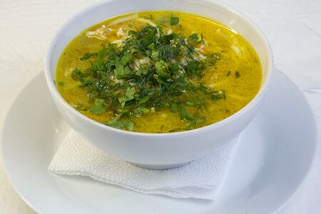 Куриная лапша