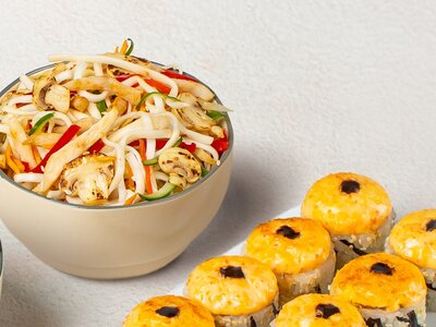 Комбо L Wok и Ролл