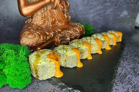 Запеченный ролл с креветкой