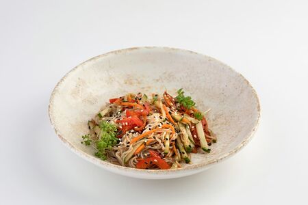 Фунчоза с овощами