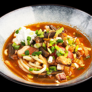 Лапша с морепродуктами