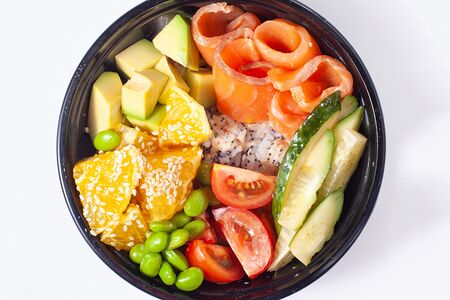 Поке с сёмгой