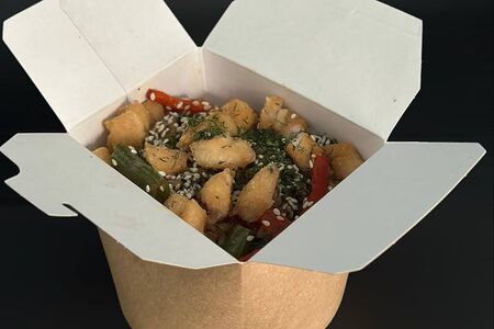 Тяхан с курицей