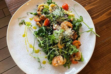 Салат с морепродуктами