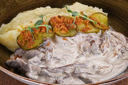 Пюре с курицей