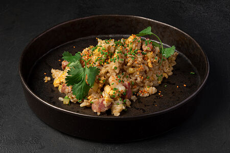 Рис с тунцом и креветками