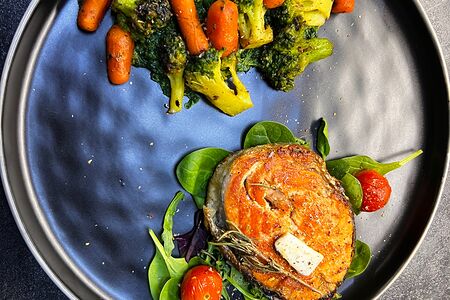 Стейк лосося