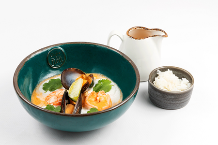 Суп с морепродуктами