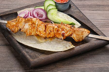 Шашлык из куриного филе