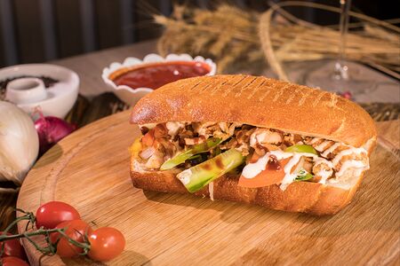 Фирменная шаверма с курицей