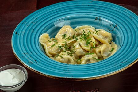 Вареники с грибами и картофелем