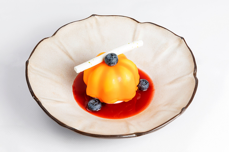 Чизкейк малина-маракуйя