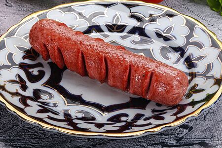 Сосиска жареная