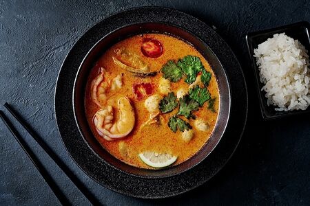 Том Ям с креветкой