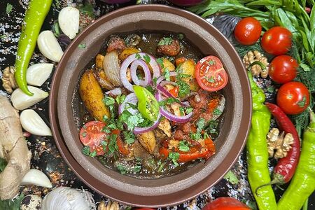 Оджахури с курицей 