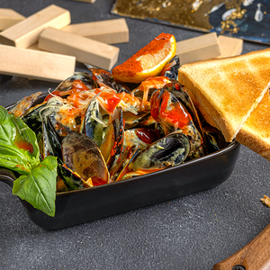 Мидии в створках в итальянском соусе Мери 350 гр