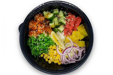 Поке с лососем