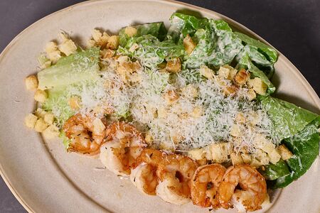 Салат романо с креветкой