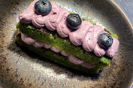 Черничный кейк 