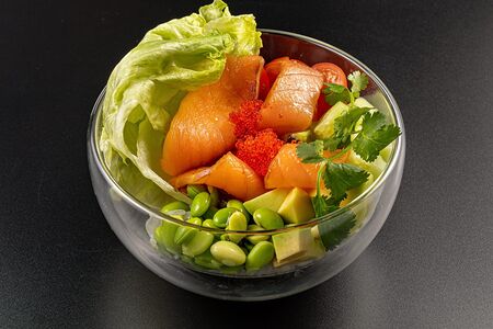 Поке с лососем