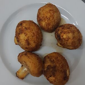 Грибы на мангале