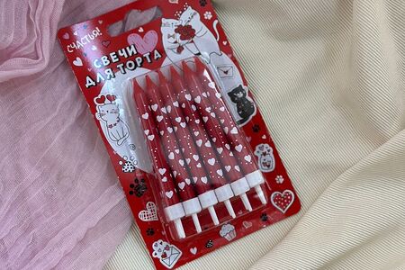 Свечи-сердечки