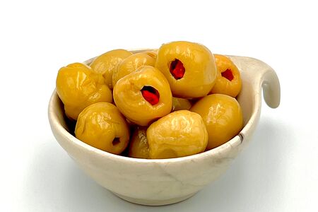 Оливки с перцем