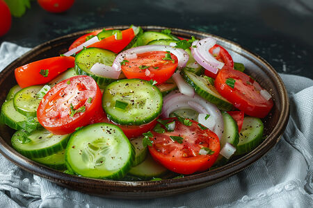 Салат Огурцы-помидоры