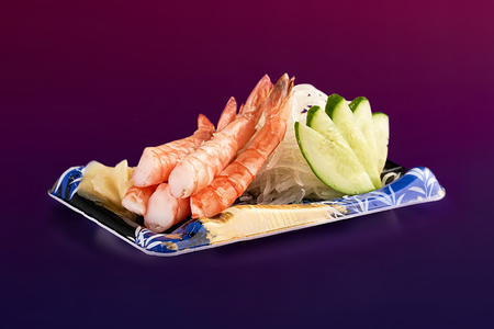 Сашими из креветок