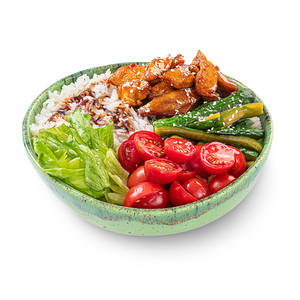 Донбури с курицей терияки