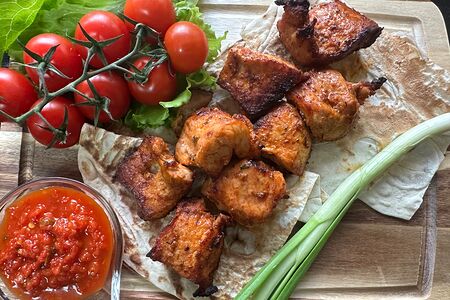 Шашлык из свининой мякоти