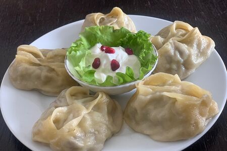 Манты с картофелем