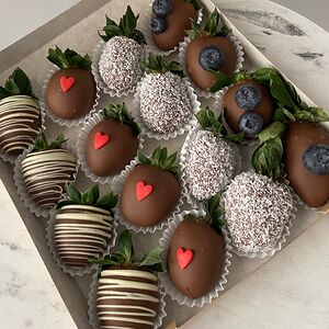 Клубника в бельгийском молочном шоколаде 