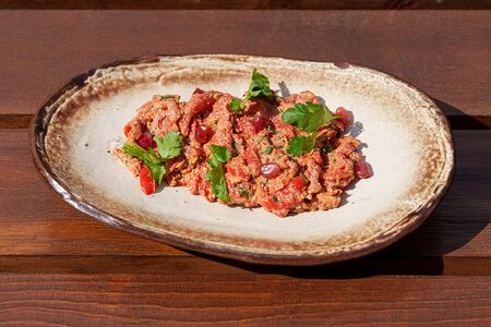 Пхали из болгарского перца