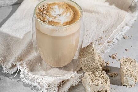 Раф с халвой и урбечем