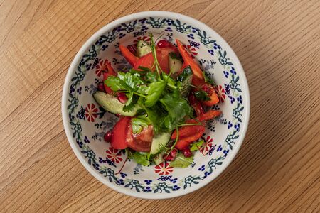 Кавказский салат с ароматным маслом