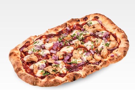 Римская пицца Барбекю с цыпленком