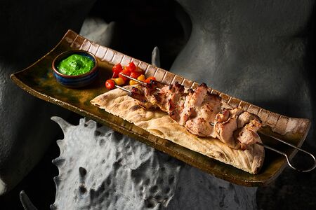 Кебаб по-бомбейски из курицы в йогурте