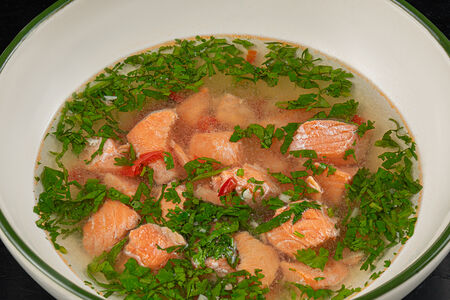 Киндзмари с форелью